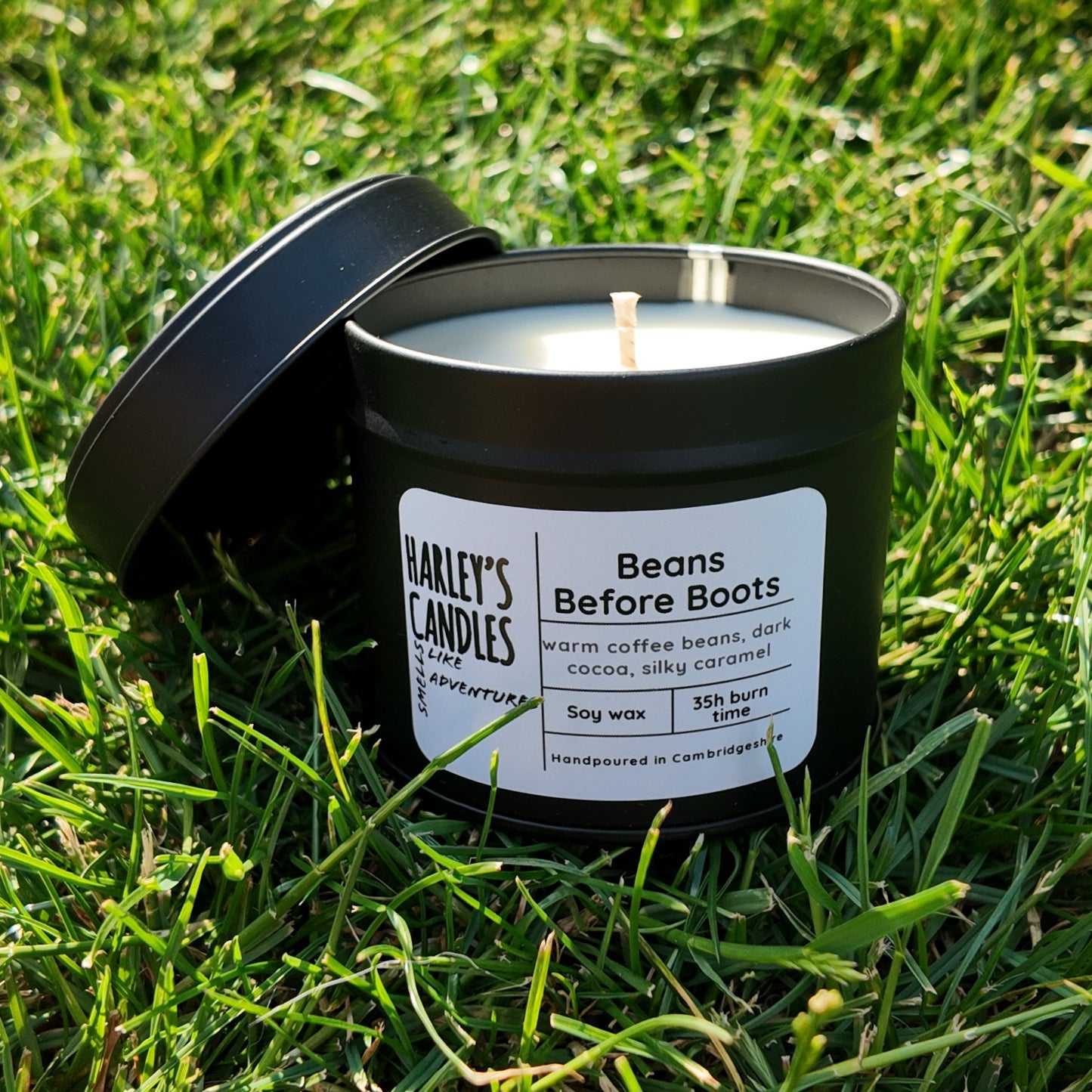 Beans Before Boots Candle