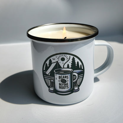 Beans Before Boots Candle