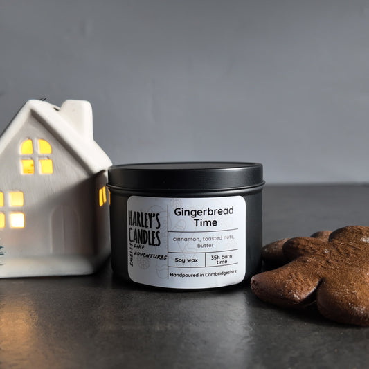 Gingerbread Time Candle