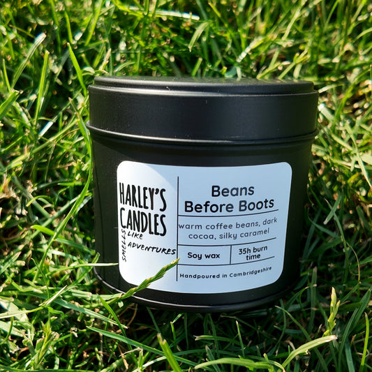 Beans Before Boots Candle