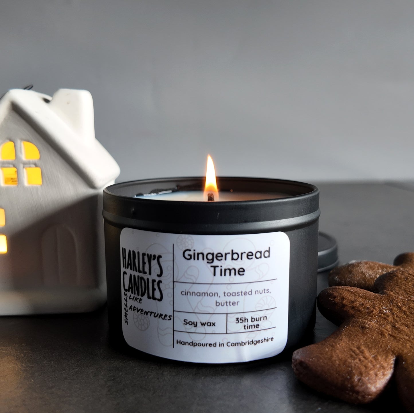 Gingerbread Time Candle