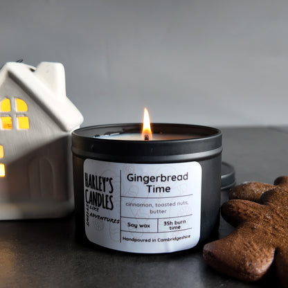 Gingerbread Time Candle